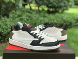 Authentic Travis Scott x Air Jordan 1 Low Black/Mocha/White