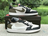 Authentic Travis Scott x Air Jordan 1 Low Black/Mocha/White