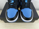 Authentic Air Jordan 1 Low Blue/White/Black