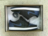 Authentic Air Jordan 1 Low Navy/Black/White