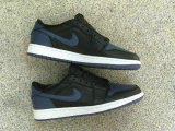 Authentic Air Jordan 1 Low Navy/Black/White