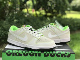 Authentic Nike Dunk Low Gris/Blanc/Grey/Green