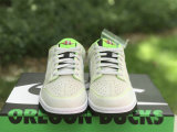 Authentic Nike Dunk Low Gris/Blanc/Grey/Green