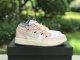 Authentic Air Jordan 1 Low Vintage Grey/White/Pink