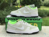 Authentic Nike Dunk Low Gris/Blanc/Grey/Green