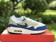 Authentic Nike Air Max 1 Game Royal/White/Grey