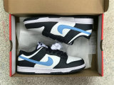 Authentic Nike Dunk Low Navy Blue/White