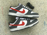 Authentic Nike Dunk Low Grey/Red/Rouge