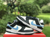 Authentic Nike Dunk Low Navy Blue/White