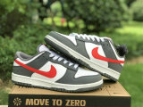 Authentic Nike Dunk Low Grey/Red/Rouge