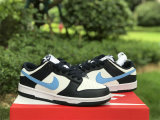 Authentic Nike Dunk Low Navy Blue/White