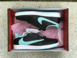 Authentic Travis Scott x Air Jordan 1 Low Tiffany Blue/Black/Red