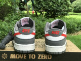 Authentic Nike Dunk Low Grey/Red/Rouge