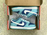 Authentic Nike Dunk Low Flash/White/Argon Blue (Kid)