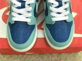 Authentic Nike Dunk Low Flash/White/Argon Blue (Kid)