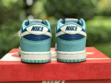 Authentic Nike Dunk Low Flash/White/Argon Blue (Kid)