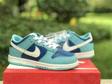 Authentic Nike Dunk Low Flash/White/Argon Blue (Kid)