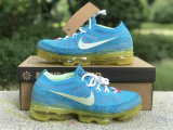 Authentic Nike Air Vapormax 2023 Flyknit Blue/Yellow