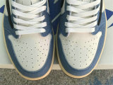 Authentic Travis Scott x Air Jordan 1 Low Denim/Black/White