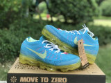 Authentic Nike Air Vapormax 2023 Flyknit Blue/Yellow