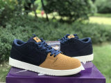 Authentic Nike Dunk Low Midnight Navy/Black/Brown