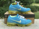 Authentic Nike Air Vapormax 2023 Flyknit Blue/Yellow