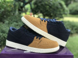 Authentic Nike Dunk Low Midnight Navy/Black/Brown