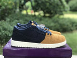 Authentic Nike Dunk Low Midnight Navy/Black/Brown