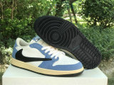 Authentic Travis Scott x Air Jordan 1 Low Denim/Black/White