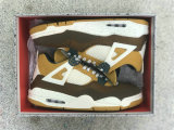 Authentic Air Jordan 4 Cacao Wow/Geode Teal