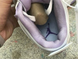 Authentic Air Jordan 4 White/Purple
