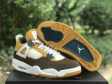 Authentic Air Jordan 4 Cacao Wow/Geode Teal