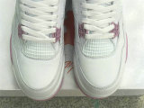 Authentic Air Jordan 4 White/Pink