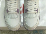 Authentic Air Jordan 4 White/Purple