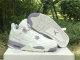 Authentic Air Jordan 4 White/Purple