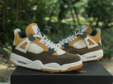 Authentic Air Jordan 4 Cacao Wow/Geode Teal