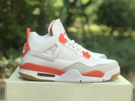 Authentic Nike SB x Air Jordan 4 White/Orange