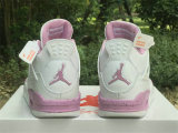 Authentic Air Jordan 4 White/Pink