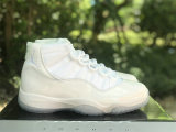 Authentic Air Jordan 11 White/Metallic Silver