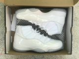 Authentic Air Jordan 11 White/Metallic Silver