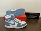 Authentic Air Jordan 1 High OG  “Denim” (New Version)