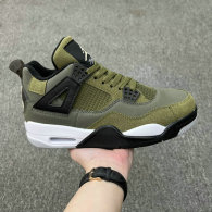 Perfect Air Jordan 4 Retro  Olive Canvas
