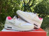 Authentic Nike Air Max 1 White/Silver