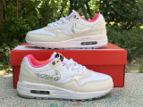 Authentic Nike Air Max 1 White/Silver