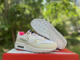 Authentic Nike Air Max 1 White/Silver