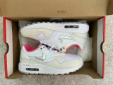Authentic Nike Air Max 1 White/Silver