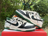 Authentic Nike Dunk Low Orange/Green/Black