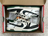 Authentic Nike Dunk Low Orange/Green/Black