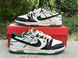 Authentic Nike Dunk Low Orange/Green/Black