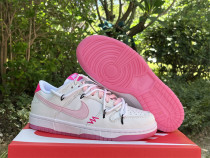Authentic Nike Dunk Low White/Pink/Rose Authentic Nike Dunk Low White/Pink/Rose